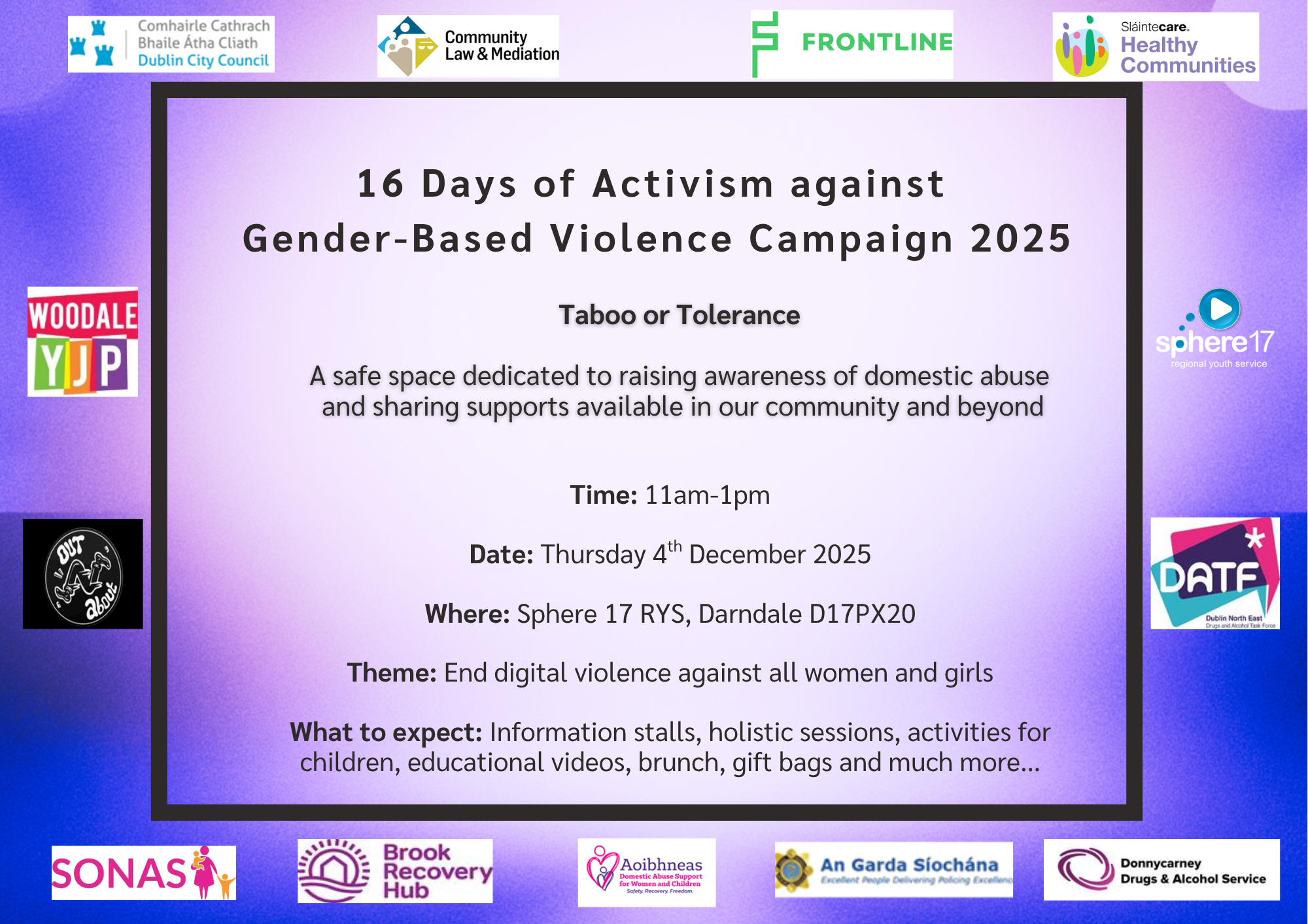AMENDED Poster - 16 days of Activism
